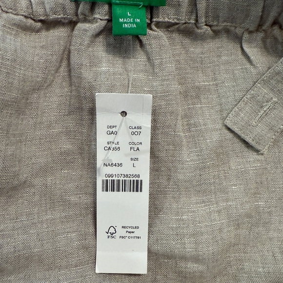 J. Crew Cream Linen Tank Top - Picture 4 of 4